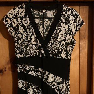 Moa Moa Black and White Dress